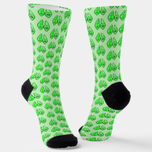 Ready to Pop Pregnant Green Pea Socks