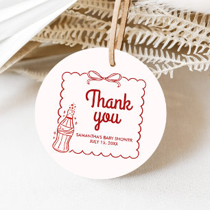 Ready to Pop Soda Baby Shower Favour Tags