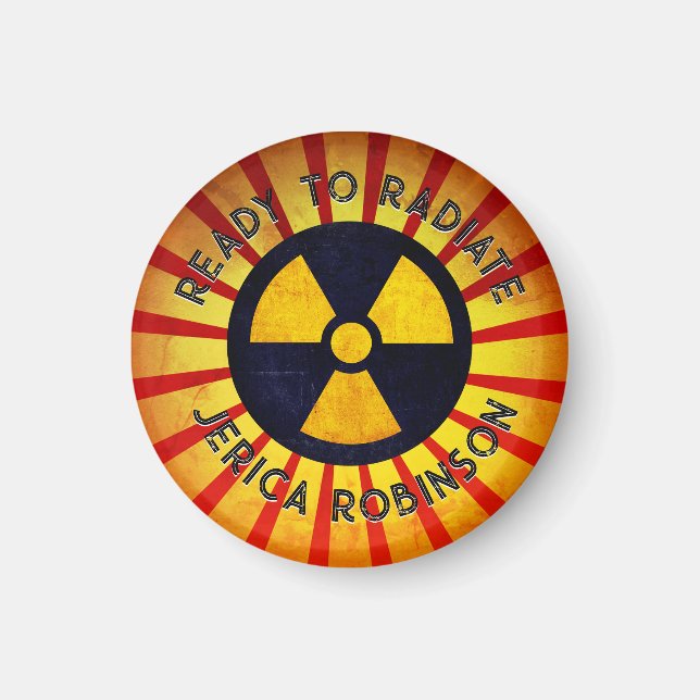 Ready to Radiate Graduation Magnet (Front)