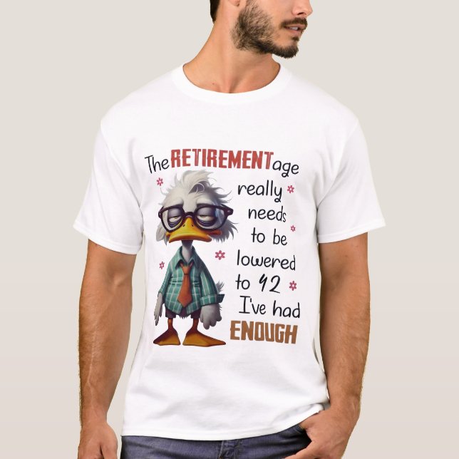 Ready to retire at 42 T-Shirt (Front)