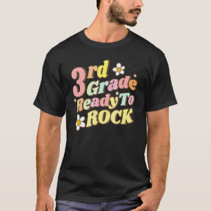 Ready To Rock 3rd Grade Teacher Kids Family Back T T-Shirt