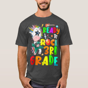 Ready To Rock 3rd Grade Unicorn Magic First Day Of T-Shirt