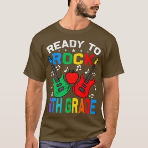 Ready To Rock 8th Grade Back To School Guitar Prem T-Shirt