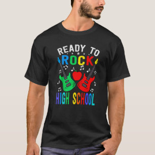 Ready To Rock High School Guitar Back To School T-Shirt