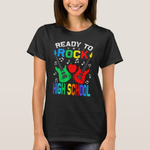 Ready To Rock High School Guitar On I Back To Scho T-Shirt