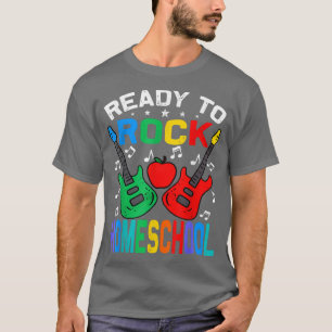 Ready To Rock Homeschool Back To School Guitar T-Shirt