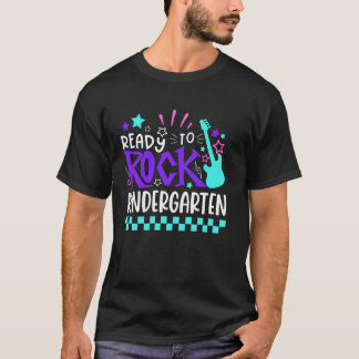 Ready To Rock Kindergarten Back To School Student  T-Shirt