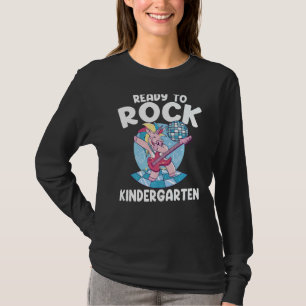 Ready To Rock Kindergarten Back To School Unicorn  T-Shirt