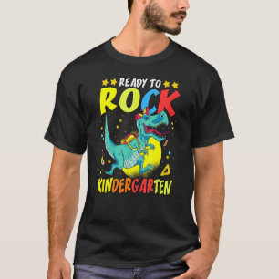 Ready To Rock Kindergarten Dinosaur Rex Kinder T-Shirt