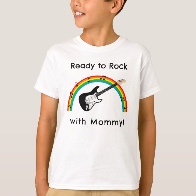 Ready to Rock Personalised Kids Shirt (Front)