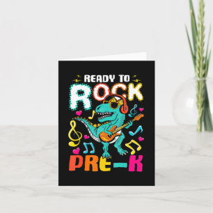 Ready To Rock PreK Dinosaur Back To School Boys Ki Card