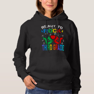 Ready To Rock Third Grade Back To School Guitar Hoodie