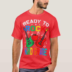 Ready To Rock Third Grade Back To School Guitar  T-Shirt