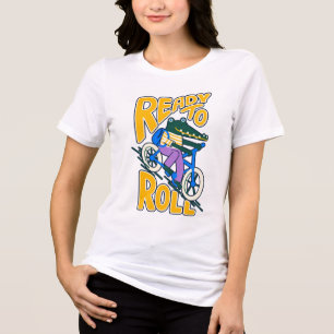 Ready to Roll Funny Retro Cycling Tri-Blend Shirt
