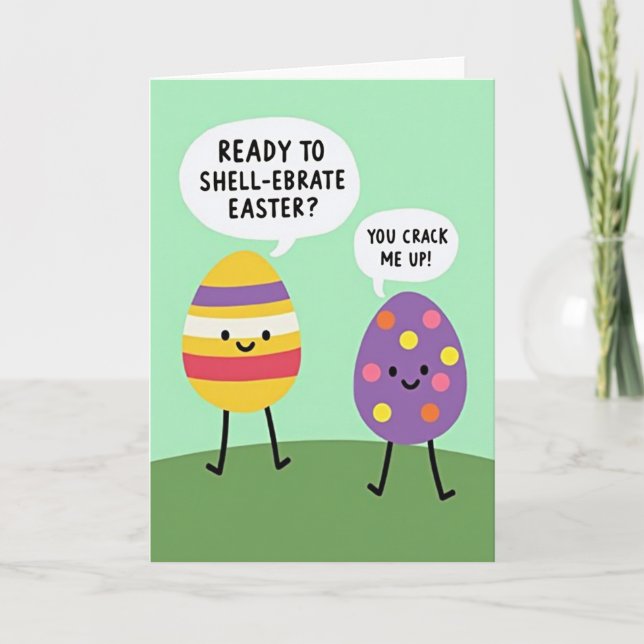 Ready To Shell Celebrate Easter Card (Front)