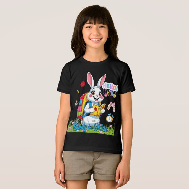 Ready to Shine, First Grader! Tri-Blend Shirt (Front Full)