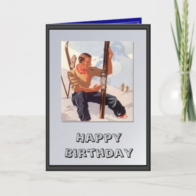 Ready to ski card (Front)