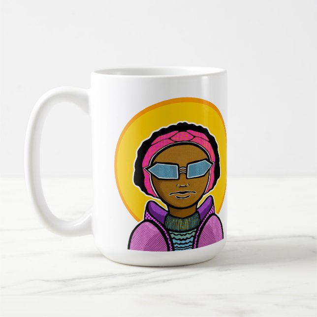 Ready to ski coffee mug (Left)