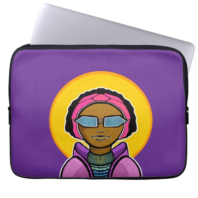 Ready to ski laptop sleeve (Front)