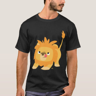 Ready to spring Cartoon Lion T-shirt