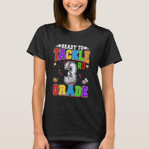 Ready To Tackle Third Grade Back To School Basebal T-Shirt