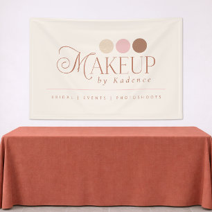 Readymade Logo Makeup Artist Vendor Booth Banner