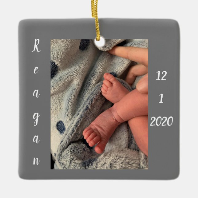 REAGAN CERAMIC ORNAMENT (Front)