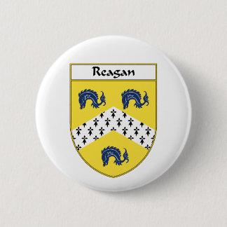 Reagan Coat of Arms/Family Crest 6 Cm Round Badge
