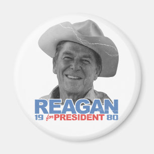 Reagan Cowboy 1980 Magnet