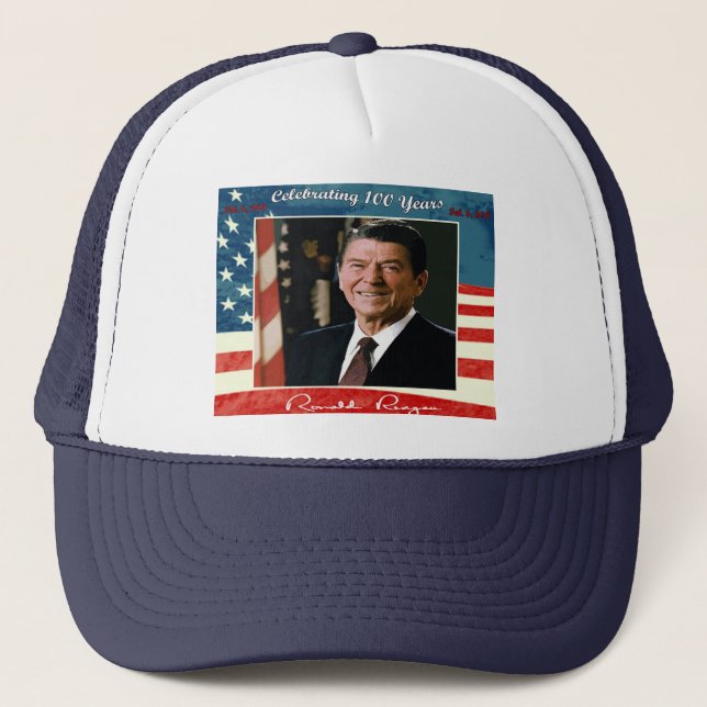 Reagans 100th Birthday Hat (Front)