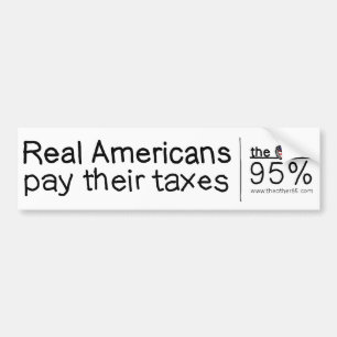 Real Americans Bumper Sticker