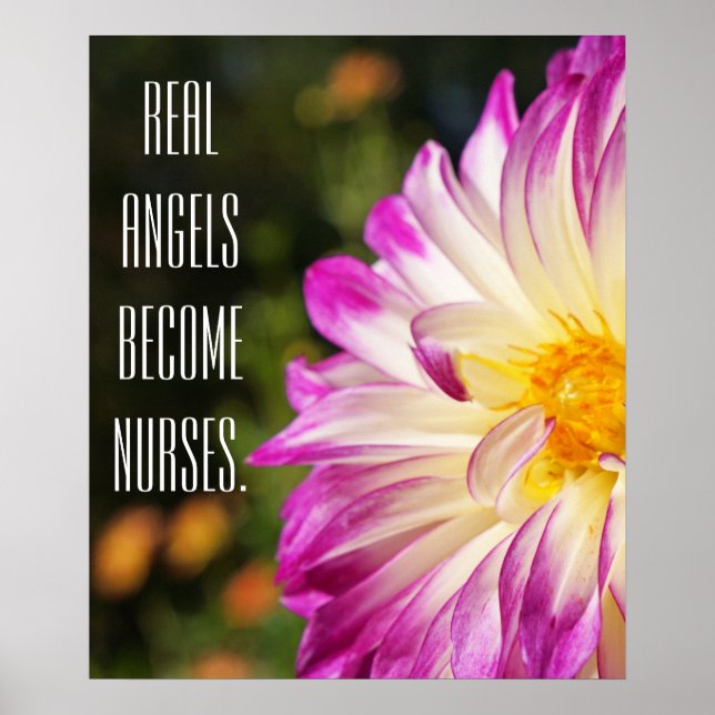 Real Angels become Nurses posters Art Recognition (Front)