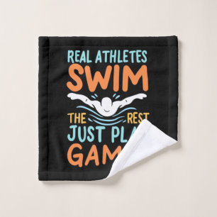Real Athletes Swim Wash Cloth