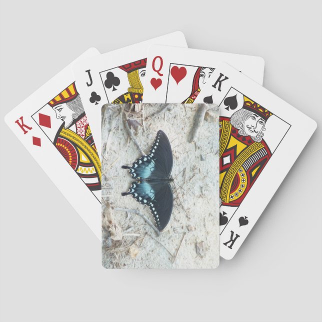 Real Butterfly Classic Playing Cards (Back)