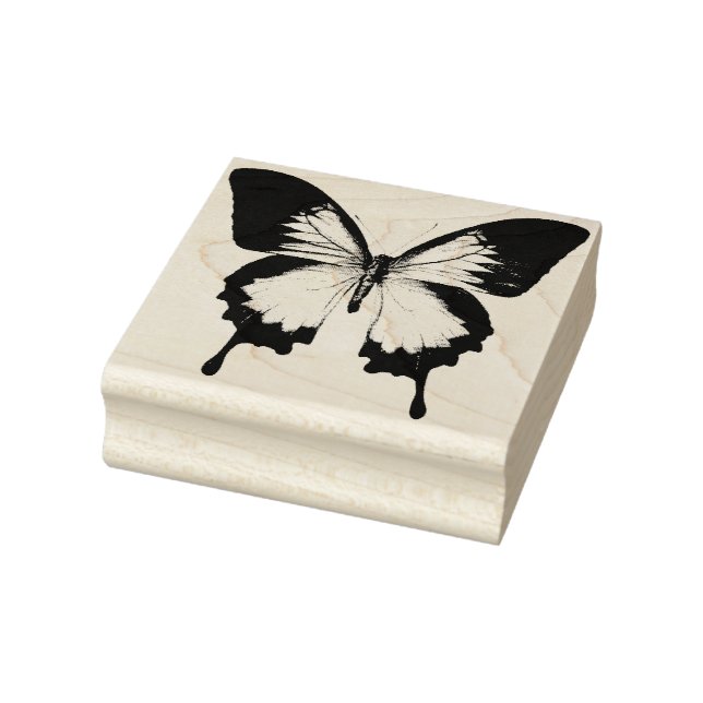 Real Butterfly Rubber Art Stamp (Stamp)