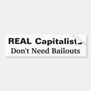 Real Capitalists Bumper Sticker