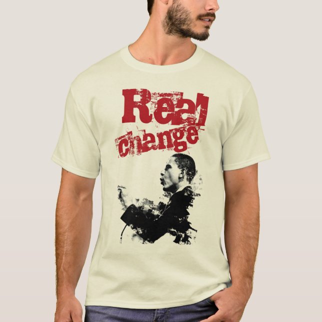 Real Change T-Shirt (Front)