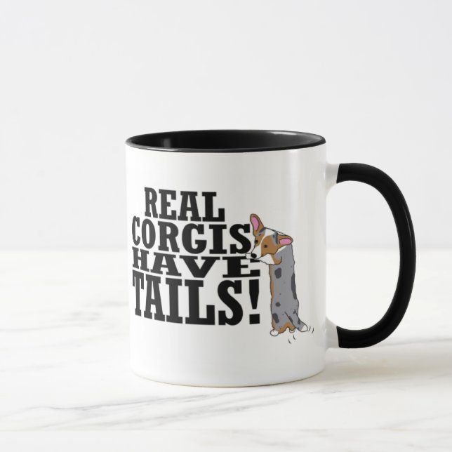 Real Corgis Have Tails Mug (Right)