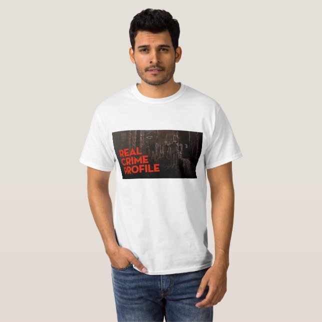 REAL CRIME PROFILE WHITE TEE (Front Full)