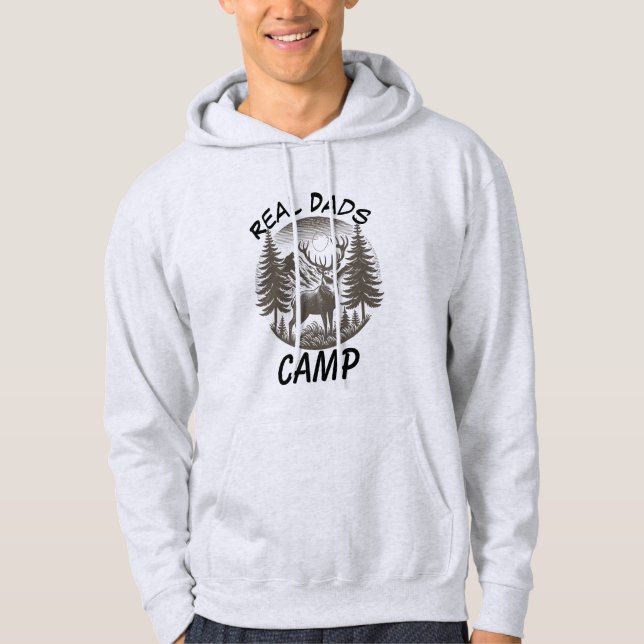 Real Dads Camp Modern  Hoodie (Front)