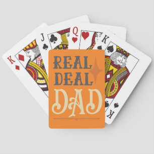 Real Deal Dad Father's Day Poker Night Playing Cards