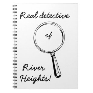 Real Detective of River Heights!: Cute for Girls Spiral Notebook