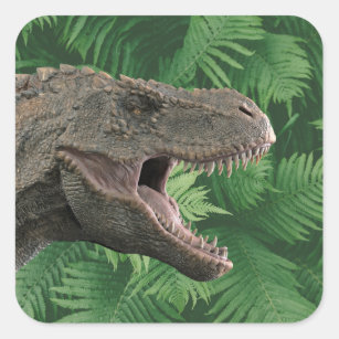 Real dinosaur T-Rex Square Sticker
