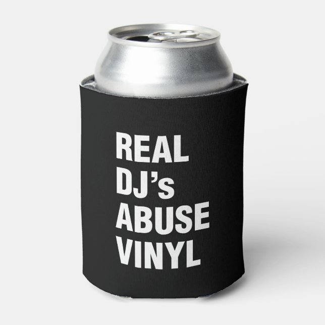 REAL DJ's ABUSE VINYL Can Cooler (Can Front)