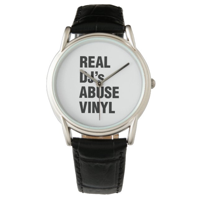 REAL DJ's ABUSE VINYL Watch (Front)