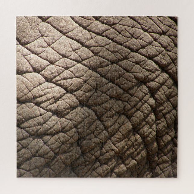 Real Elephant Skin Texture, Wrinkled. Jigsaw Puzzle (Vertical)