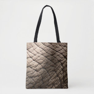 Real Elephant Skin Texture, Wrinkled. Tote Bag