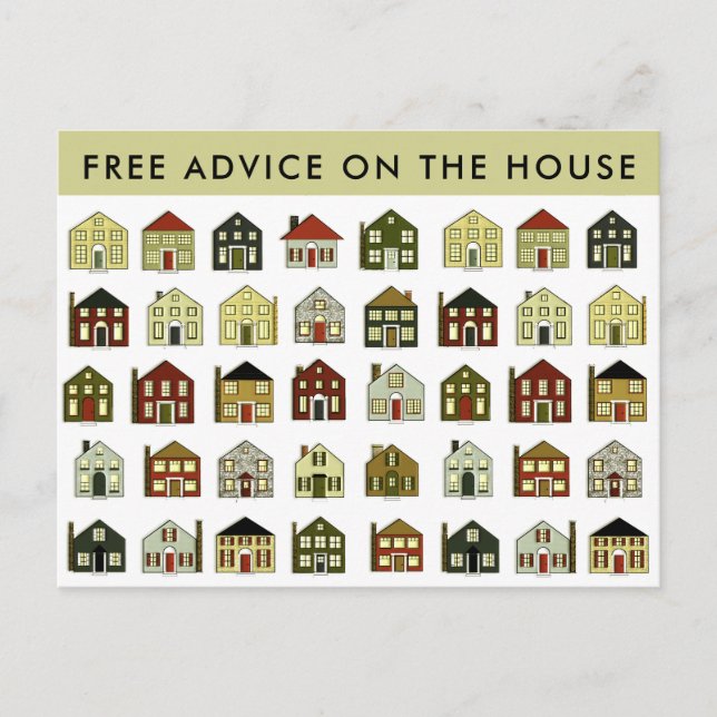 Real Estate Agency Advice Card (Front)