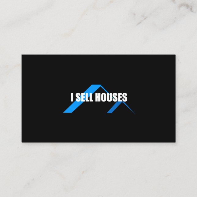 Real Estate Agency Agent Home And Property Sales Business Card (Front)