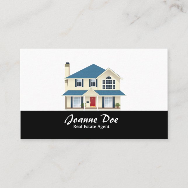 Real Estate Agent 2 Business Card (Front)